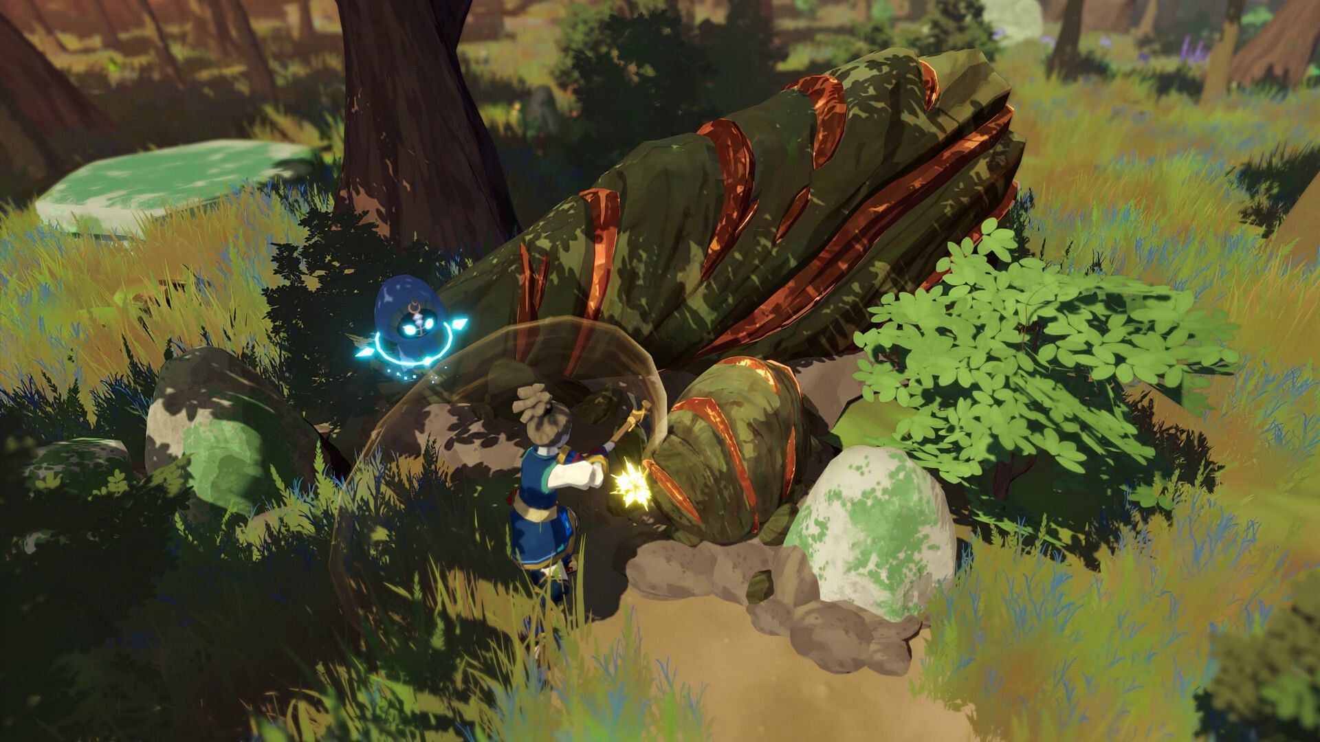 Use your Cart when collecting materials (Image via Clockwork Laboratories, Inc.)